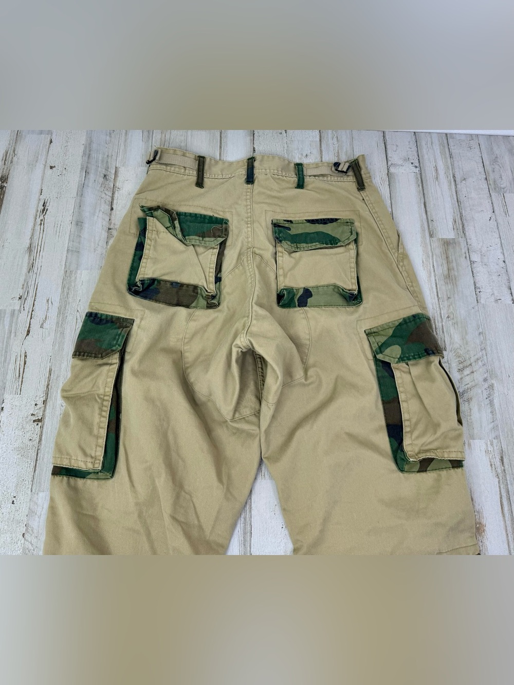 Rothco BDU Cargo Pants Ripstop Mens 28x32 Tactical Military Tan Camo Accents - Picture 9 of 10